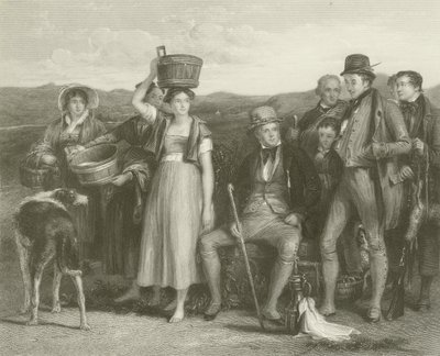 Sir Walter Scott ve Ailesi by David Wilkie