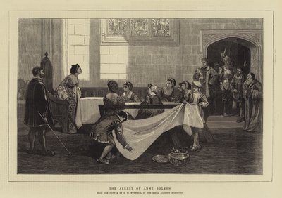 Anne Boleyn'in Tutuklanması by David Wilkie