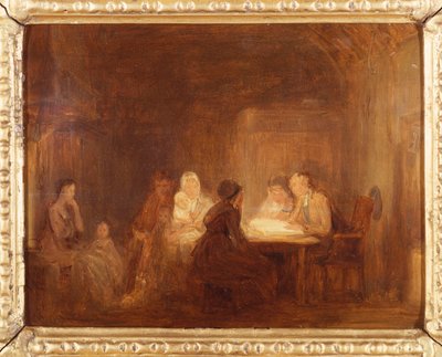 Cotters Cumartesi Gecesi - Bir Eskiz by David Wilkie