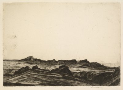 Arran Tepeleri by David Young Cameron