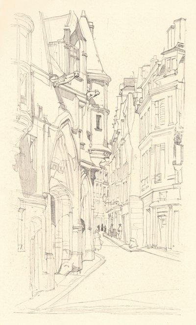 Sens Otel, 1915 by David Young Cameron