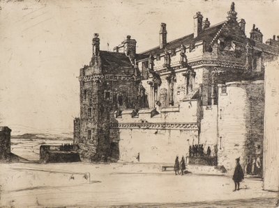 Stuarts Sarayı (gravür) by David Young Cameron