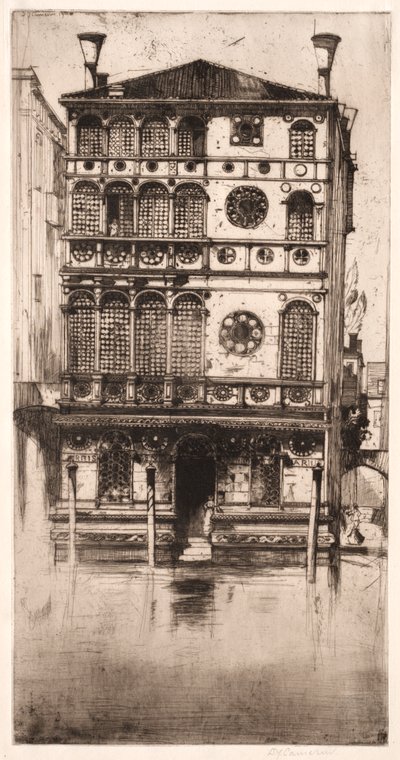 Palazzo Dario, Venedik by David Young Cameron