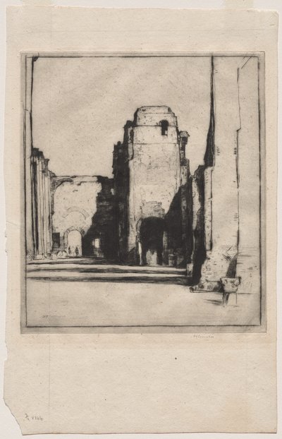 Tepidarium, Caracella Hamamları by David Young Cameron