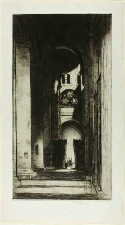 Tewkesbury Manastırı by David Young Cameron