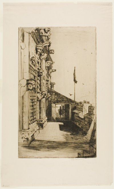 Gargoyles, Stirling Kalesi by David Young Cameron