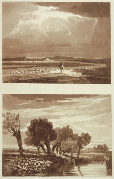 Fırtınadan Sonra Bir Etki... ve Geçici Etki, Battersea Bataklığında Görünüm, Manzara Üzerine Bir İnceleme ve Su Renklerinde Etki, 1841
