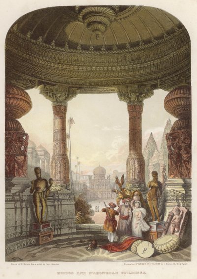 Hindu ve Mahomedan Binaları by David after Roberts