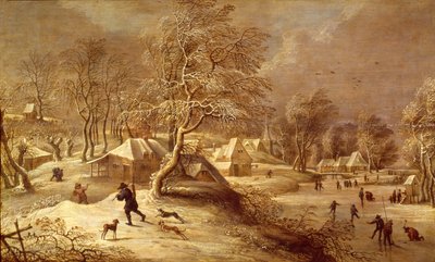 Kar Altında Eski Köy by David Teniers the Elder