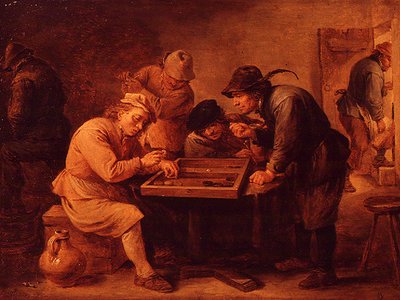 Bir Tric-Trac Oyunu by David Teniers the Younger