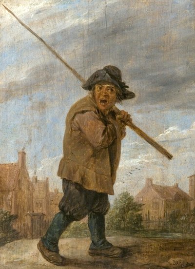 Direk Taşıyan Köylü by David Teniers the Younger
