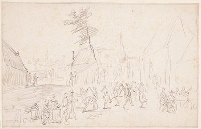 Bir köylü düğünü by David Teniers the Younger