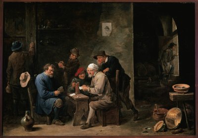 kart oyuncuları by David Teniers the Younger