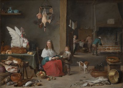 Mutfak İç Mekanı, 1644 by David Teniers the Younger
