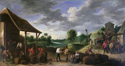 Şarap Hasadı by David Teniers the Younger