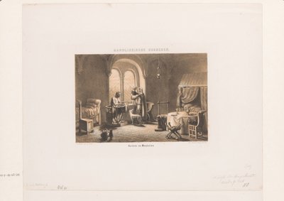 Karolenj iç Karolenj Eski Eserleri; Gidişler ve mobilyalar (nesne üzerindeki başlık) by David van der Kellen