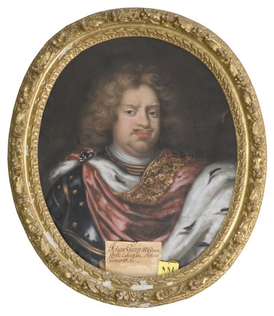 Jean Georges III de Saxe - Portresi John George III (1647-1691), Saksonya Elector, Krafft, David, von (1655-1724). Tuval üzerine yağlıboya. Ebat : 75x62 cm. Ulusal Müze Stockholm by David von Krafft