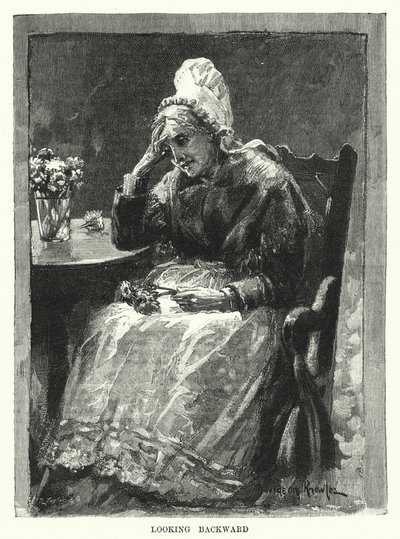 Geriye Bakmak (gravür) by Davidson Knowles