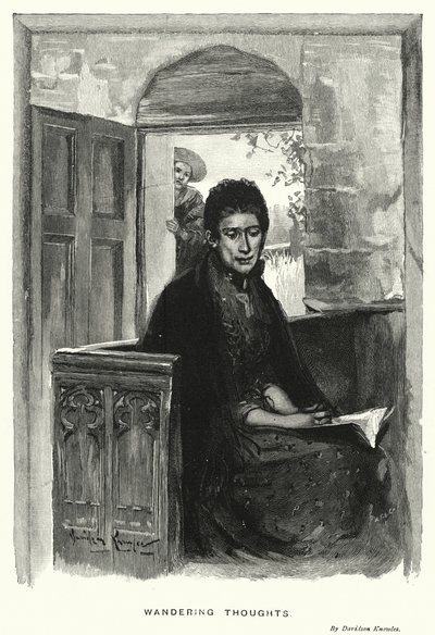 Gezici Düşünceler (gravür) by Davidson Knowles