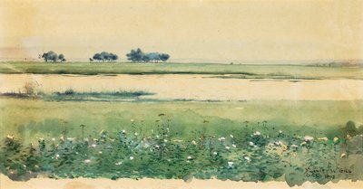 Bataklıklı Manzara, 1898. by De Lancey Gill