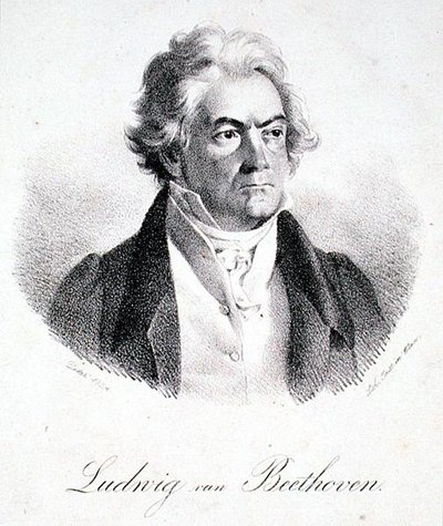 Ludwig van Beethoven (1770-1827) 1824 (lito) by Deker Deker