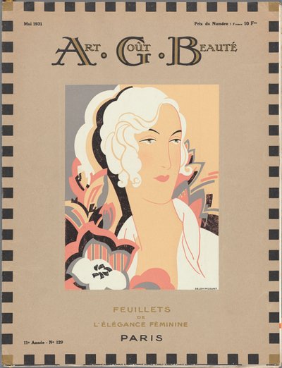 The Fashion Magazine as Temptress Art - Taste - Beauty, Broşürler Feminen Zarafet, Mayıs 1931, Sayı 129, 11. Yıl (nesnenin başlığı) by Delovincourt