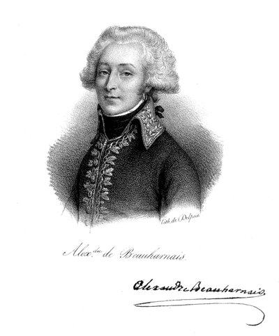 Alexandre, Beauharnais Vikontu 1760-1794, Fransız askeri by Delpech