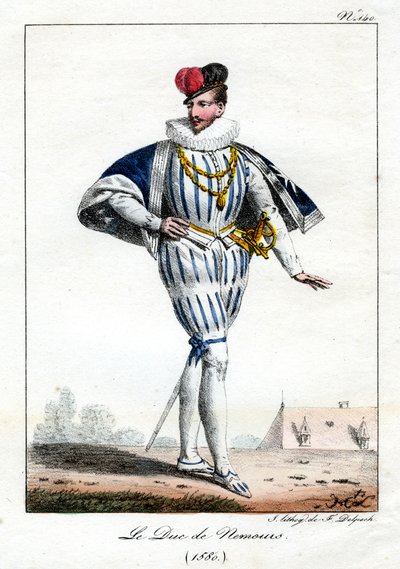 Jacques de Savoie, 2. Nemours Dükü, 1580, c1795-1825. by Delpech
