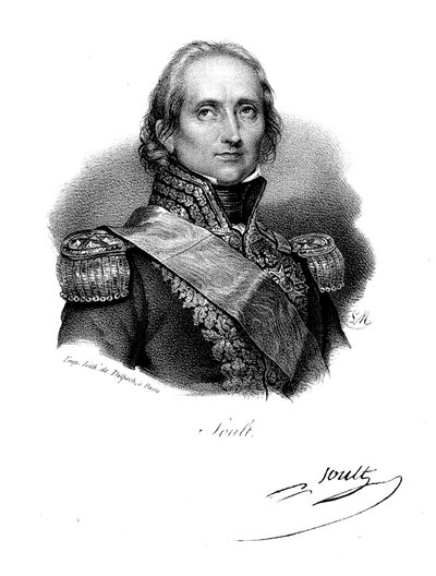 Nicolas Jean de Dieu Soult, Fransız askeri ve devlet adamı, c1830 by Delpech