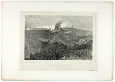 Souvenirs d'Italie'den destek adı verilen üçüncü sütunun ayrılması: Expédition de Rome by Denis Auguste Marie Raffet