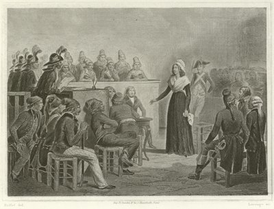 Marie Antoinette Devrimci Mahkemede by Denis Auguste Marie Raffet