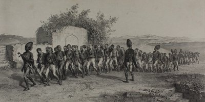 Smyrna Yakınlarındaki Türk Askerler, 10 Kasım 1837 by Denis Auguste Marie Raffet