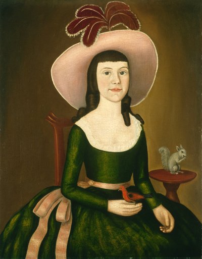 Stonington, Connecticut'lı Bayan Denison, muhtemelen Matilda Denison, c. 1790 by Denison Limner