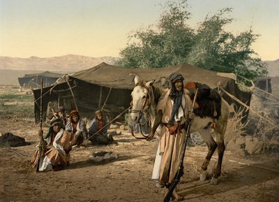Bedeviler ve Çadırları, Kutsal Topraklar by Detroit Photographic Co.