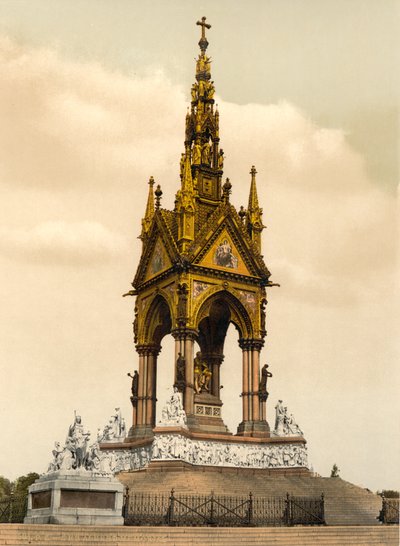 Albert Memorial, Londra, c.1890-1900 by Detroit Publishing Co.