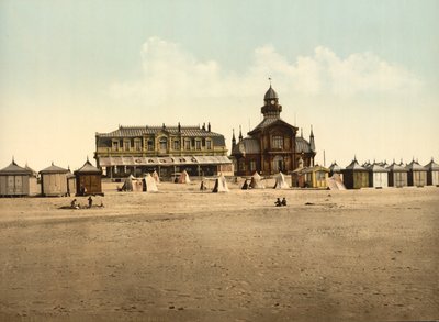 Plaj ve Kumarhane, Calais, Fransa, c.1900 by Detroit Publishing Co.