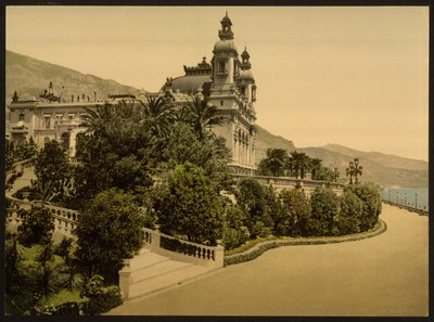 Kumarhane girişi, Monte Carlo, Riviera, Monako by Detroit Publishing Co.