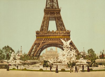 Eyfel Kulesi ve Çeşmesi, Exposition Universelle, Paris, Fransa, c.1900 by Detroit Publishing Co.