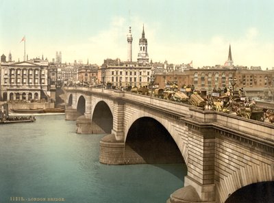 Londra Köprüsü, c.1890-1900 by Detroit Publishing Co.