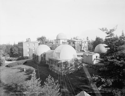 Gözlemevi, Harvard Koleji, c.1900 (s/b fotoğraf) by Detroit Publishing Co.