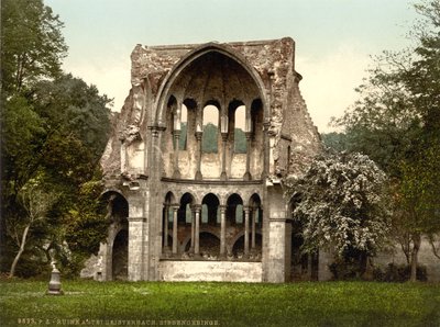 Heisterbach Manastırı Harabeleri, Kuzey Ren-Vestfalya, Almanya, 1900 c. by Detroit Publishing Co.