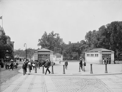 Metro Giriş ve Çıkış, Boston Common, Boston, Massachusetts, ABD, c.1900 by Detroit Publishing Co.
