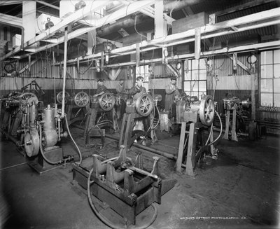 Test odası, Leland & Faulconer İmalat Şirketi, Detroit by Detroit Publishing Co.