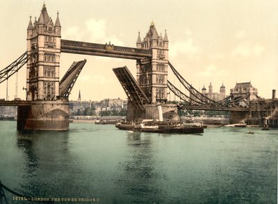 Tower Bridge, Londra by Detroit Publishing Co.