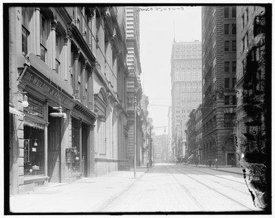 Wood Street, doğuya bakıyor, Pittsburgh, Pa. by Detroit Publishing Co.