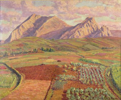 Manzara (tuval üzerine yağlı boya) by Diario or Dario de Regoyos y Valdes
