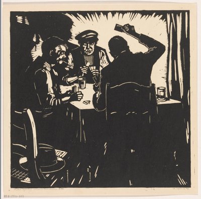 kart oyuncuları by Dick Ket (signed by artist)