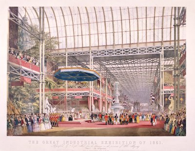 Büyük Sergi, Crystal Palace, Hyde Park, Londra, 1851 by Dickinson Brothers