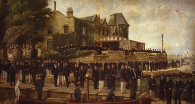 Kraliyet Yat Filosu Üyelerinin Birleşik Portresi, 1895 by Dickinson and Foster