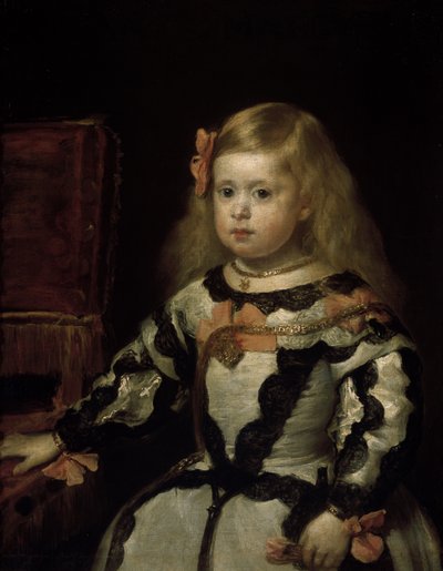 İnfanta Margherita'nın 4 yaşındaki portresi by Diego Rodriguez de Silva y Velazquez